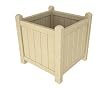 16" Recycled Earth-Friendly Outdoor Garden Flower Planter - Khaki