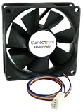 StarTech.com 80x25mm Computer Case Fan with PWM Connector Cooling FAN8025PWM (Black)