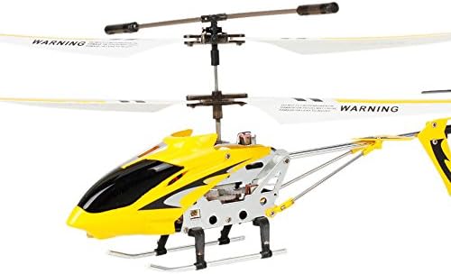 RTF 3.5 Channel Infrared Remote Control RC Helicopter with Gyro Yellow GO323