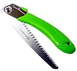PRO HAND SAWS - Tree Trimming, Rugged Razor Tooth Pruning Saw Trimmer for Clean Cut Gardening - Lightweight, Durable Folding Steel Blade Make This Garden Tool a MUST With 100% Satisfaction Guarantee!