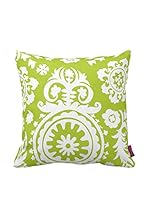 Bottega Tessile Cojín Con Relleno Extraíble (Verde/Blanco)