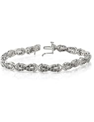 Dia-dem Sterling Silver Diamond Bracelet (2cttw, Color IJ, Clarity I3I4)