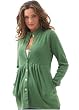 The Olian Empire Pleat Front Cotton Sweater