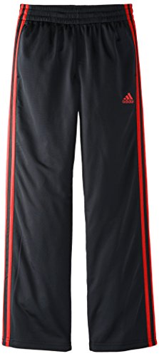 adidas Big Boys' Designator Pant, Black/Scarlet, X-Large