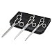 Master Grooming Tools Stainless Steel with Molybdenum Swivel Select Shear Kits, 3-Pack