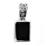Silver Stone Pendants, Size: 32mmn (1.3 inches)