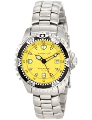 Momentum Womens 1M-DV01Y0 M1 Yellow Dial Stainless-Steel Bracelet Watch