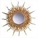 Golden Sun Ray Hanging Wall Mantle Decorative Mirror