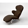 リクライニングチェア　HUG LOUNGE CHAIR(ハグラウンジチェア)：ブラウン