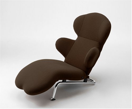 リクライニングチェア　HUG LOUNGE CHAIR(ハグラウンジチェア)：ブラウン 