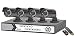 Q-See QR414-411-3 4-Channel H.264 Real-Time Surveillance DVR 4 CMOS Color Camera Kits Pre-Installed 320 GB Hard Drive