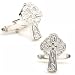 Celtic Holy Cross Sterling Silver Cufflinks Cuff Links