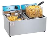 Bartscher Elektro-Fritteuse,2x8L,SNACKIV