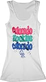 Colorado Rockies White Girls Ribbed Tank Top