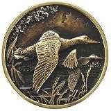 Antique Brass Notting Hill On the Wing (Ducks) Knob NHK-141-AB