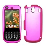 Premium Hot Pink Rubberized Snap-On Cover Hard Case Cell Phone Protector for Palm Pixi