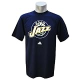 (アディダス)Adidas NBA Full Primary Logo Short Sleeve Tシャツユタ ジャズ （ネイビー）