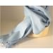Soft feel Light blue scarf