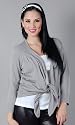 TAMSYN Waist Tie Knit Cardigan