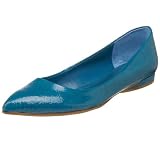 Nine West Women's Misty Pointed Toe Flat,Med Blue,5 M US