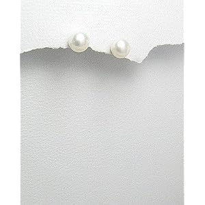 Fresh Water Pearl Sterling Silver Stud Earrings