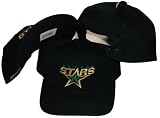Dallas Stars Black Snapback Adjustable Snap Back Hat / Cap