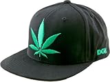 DGK Stay Smokin Hat Adjustable [Black] Snap-Back