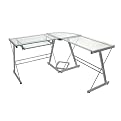 Contemporary Desk 3-pc. Set - Silver
