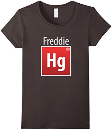 Women's Freddie Hg Element Queen Band Member Cute Pun Lover T-shirt Small Asphalt