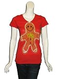 MADE U LOOK Gingieman V Neck Top in Red