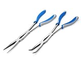 Crescent PSX203C X2 Long Reach Pliers Set, Long and Bent Long Nose