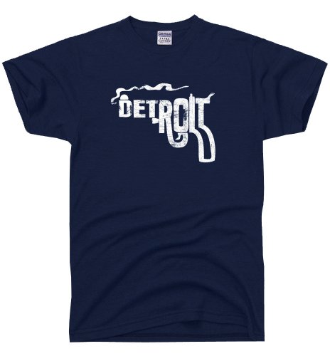 DirtyRagz Men's Detroit Smoking Gun T Shirt