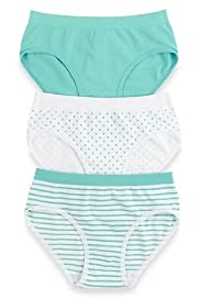 3 Pack Seamfree Striped & Spotted Bikinis
