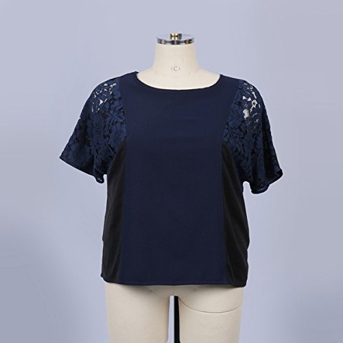 バラルデモーダプラス（VARAL DE MODA+） 梨地×ポンチ×レース プルオーバー