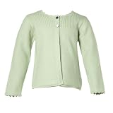 Mini a Ture - Cardigan Doux Vert Clair pour Bébé - Fille