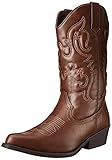 Madden Girl Women's Sanguinw Western Boot,Brown,7.5 W US