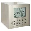 Natico Stainless Steel Cube Desk Clock with Multiple Countdown Functions (10-809) Natico Stainless Steel Cube Desk Clock with Multiple Countdown Functions (10-809)