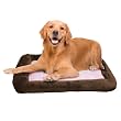 Teafco Otto Memory Foam Bed with Heat Relief Padding, Brown, Large