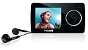 Philips SA32 4 GB Flash Video MP3 Player with FM Radio and 1.8-Inch Color Screen (Black)