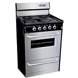 Summit Professional Series : TEM130BKWY 20 Freestanding Electric Range - Stainless Steel