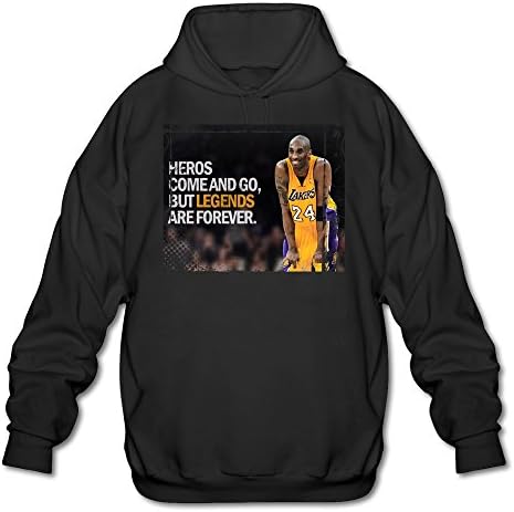Men's Top Men Kobe Bryant Hoodie Black [Apparel]