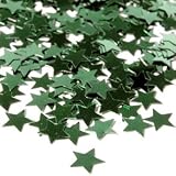 Green Confetti Stars