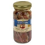 Napoleon Anchovies In Olive Oil, 3.5-Ounce Jars (Pack of 5)