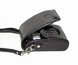 Camera Leather Case Black for Leica V-LUX20 LUX30 + Hand Strap (V-LUX-20 LU ....