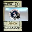 Houston Texans Enameled Pewter Money Clip/Card Holder - NFL Football Fan Shop Sports Team Merchandise