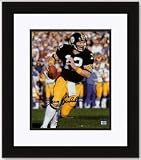 Terry Bradshaw Autographed Pittsburgh Steelers 8x10 Photo - 4 time Super Bowl Champion - Custom Framed