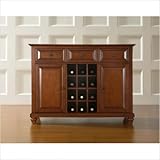 Crosley Furniture Cambridge Buffet Server , Sideboard Cabinet in Classic Cherry