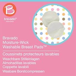 Bravado Moisture-Wick Washable Nursing Breast Pads