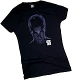 Star Trek Movie - Kirk Shadows Crop Sleeve Fitted Juniors T-Shirt