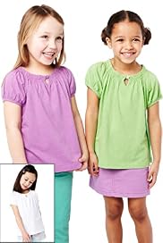 3 Pack Pure Cotton Slub T-Shirts